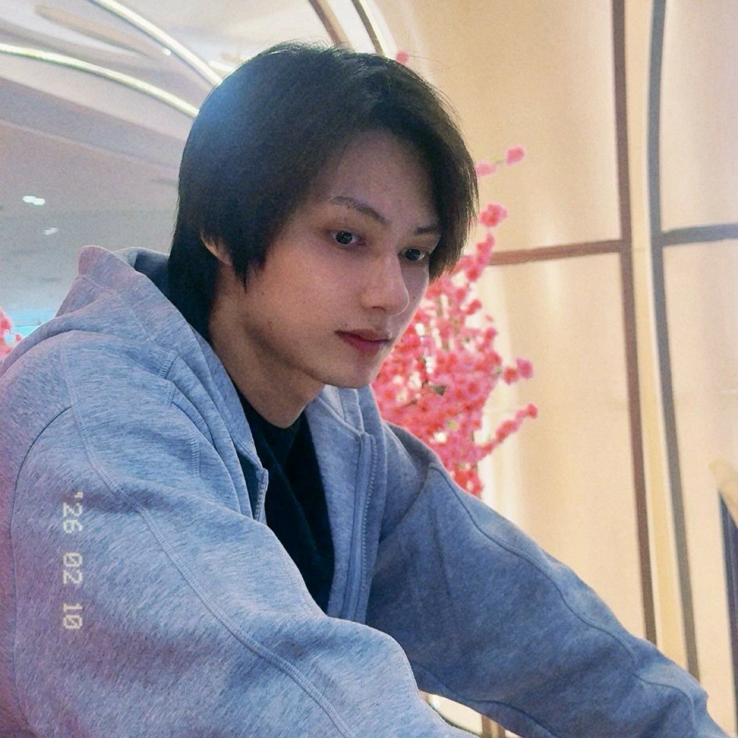 A moment captured by Jun (SEVENTEEN)'s fan