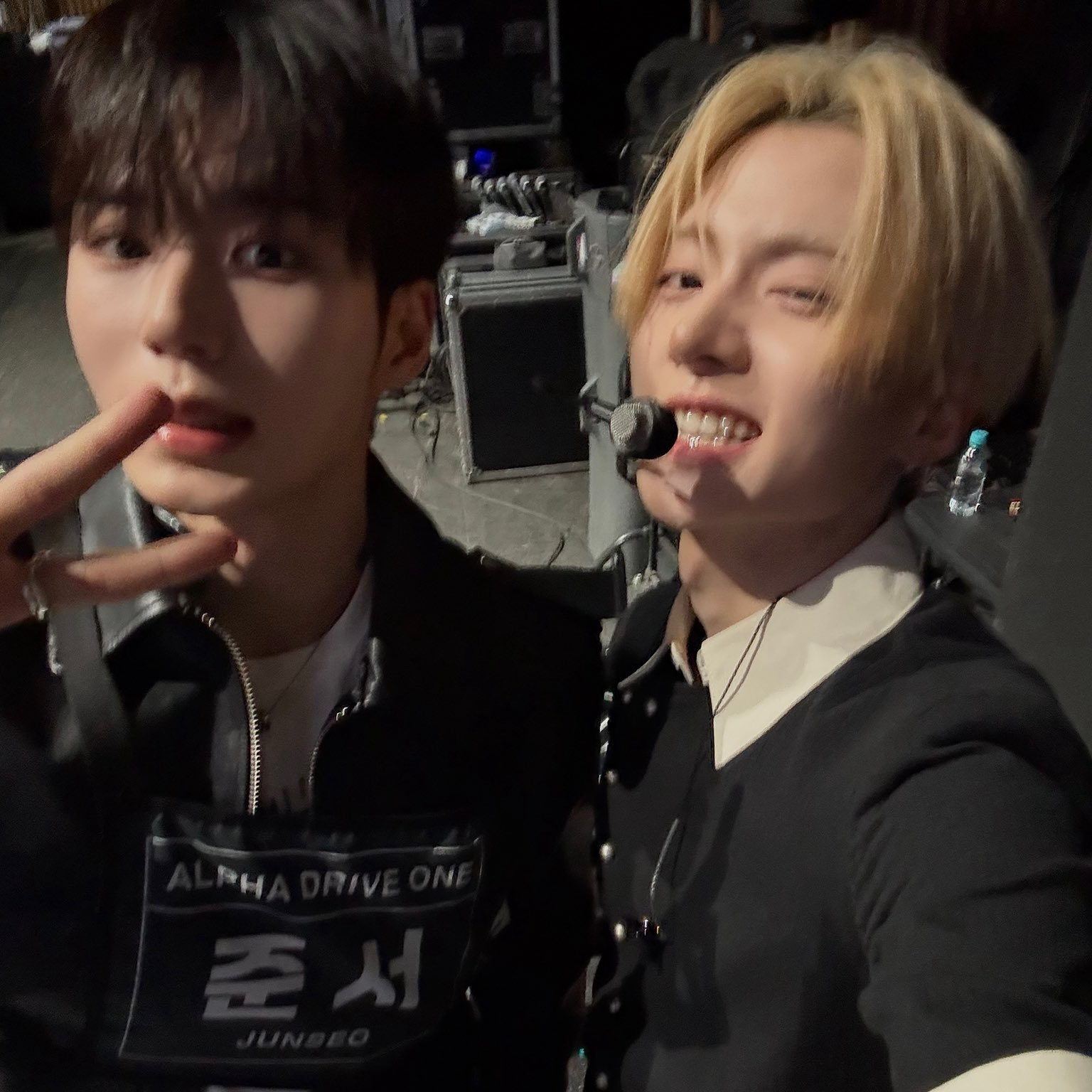 Behind-the-scenes cut of Kim Junseo (ALPHA DRIVE ONE)