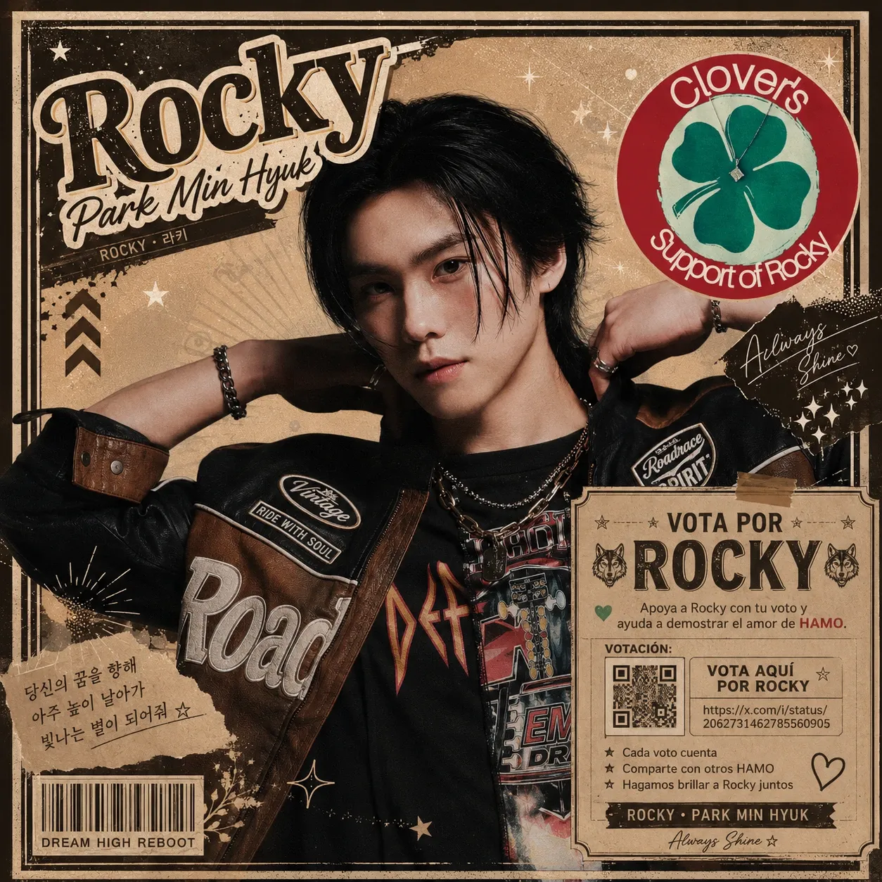 A moment captured by Rocky's fan