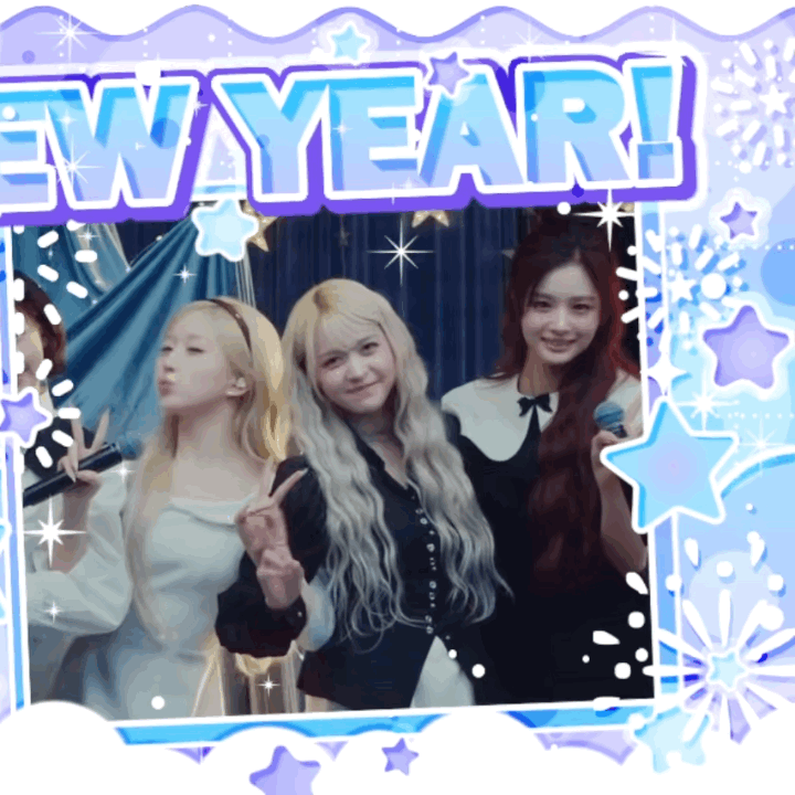 Recent activity shot of NMIXX