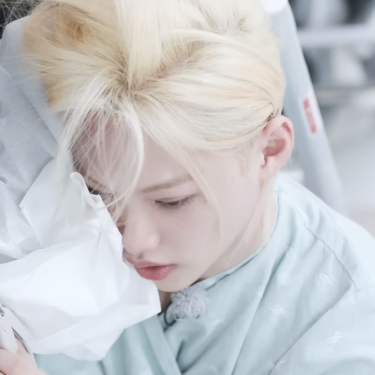 A moment captured by Felix (Stray Kids)'s fan