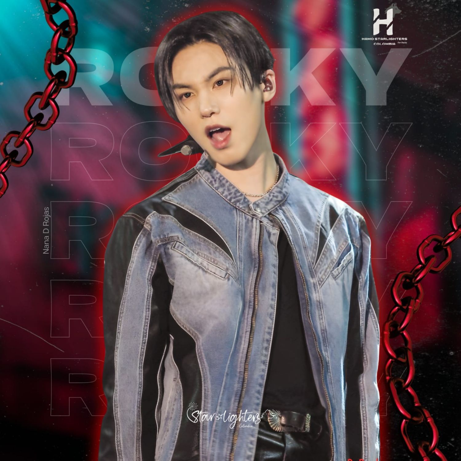 A moment captured by Rocky's fan