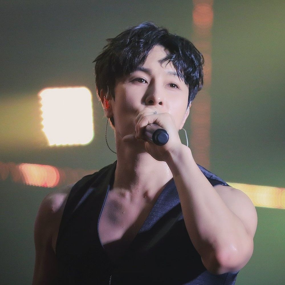 Recent activity shot of Kim Dongwan (SHINHWA)