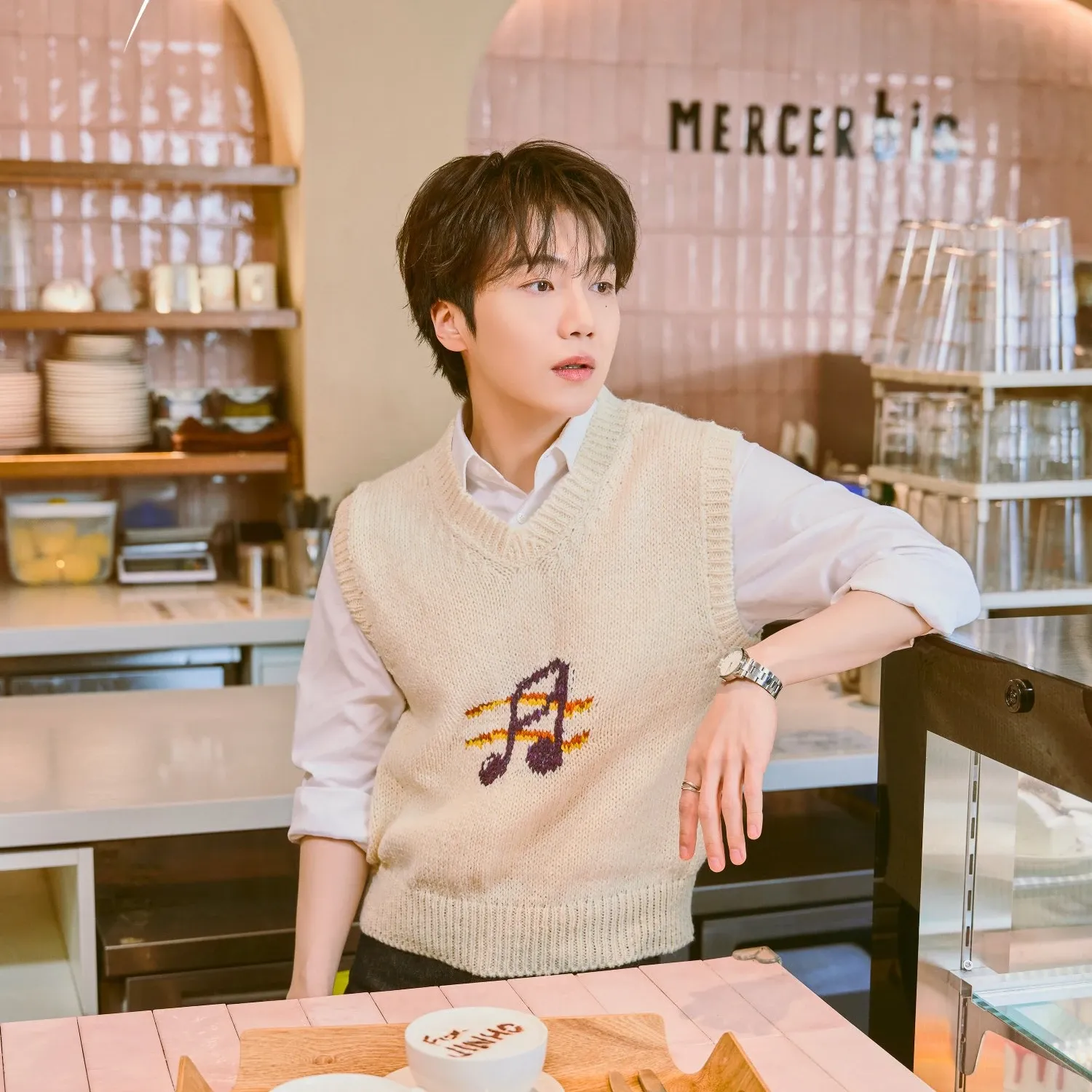 Recent activity shot of Jinho (PENTAGON)