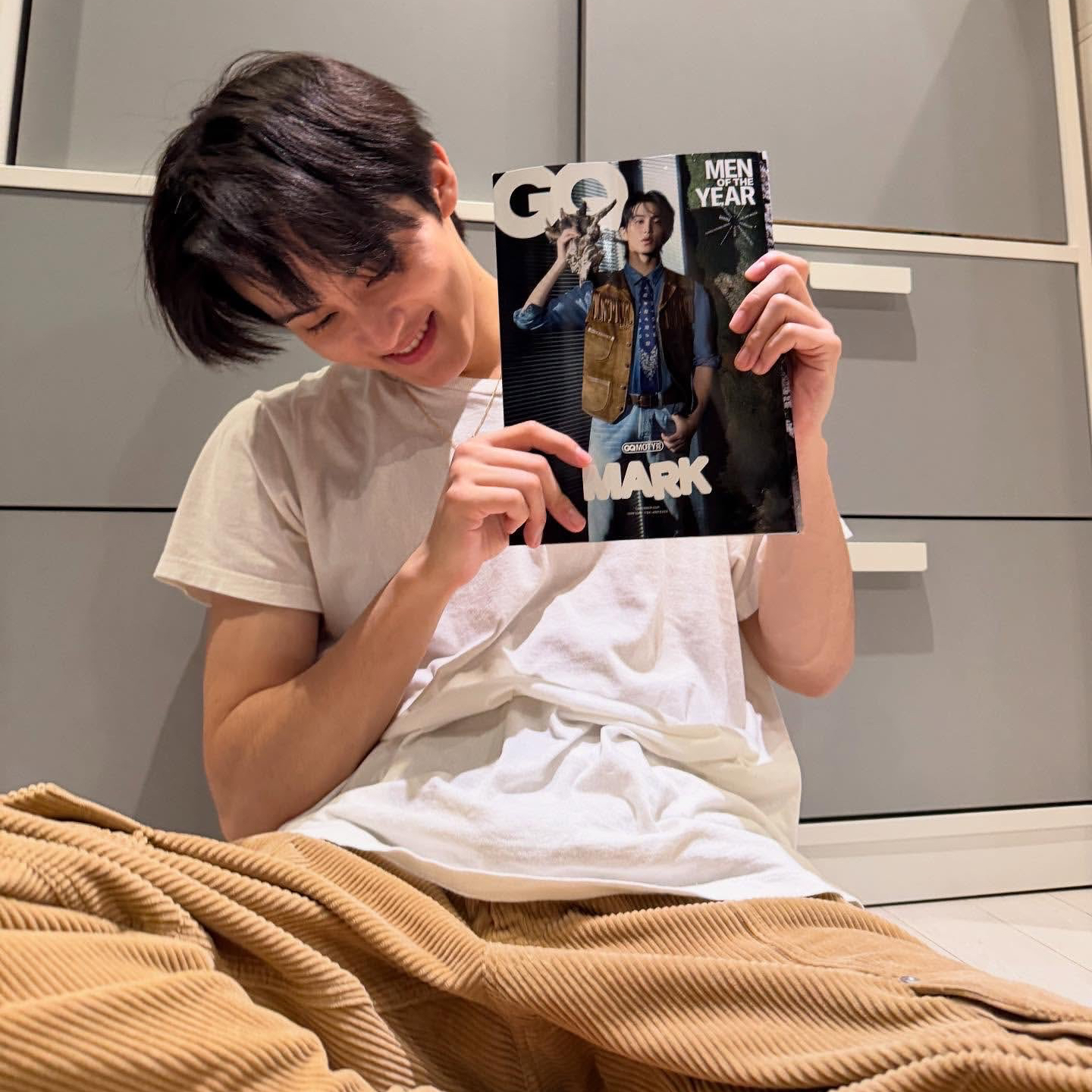 A moment captured by Mark (NCT 127, NCT DREAM)'s fan