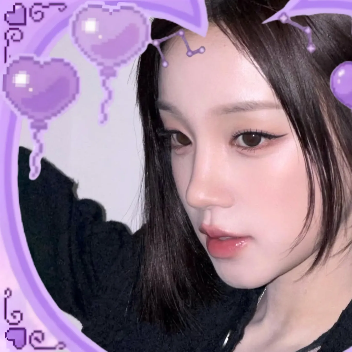 A moment captured by Yuqi (i-dle)'s fan