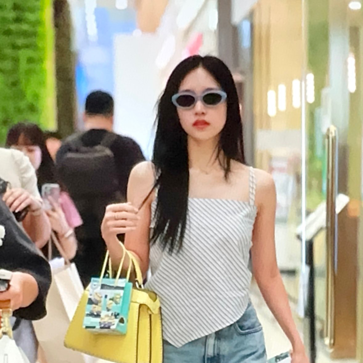 Mina (TWICE)粉絲拍下的瞬間