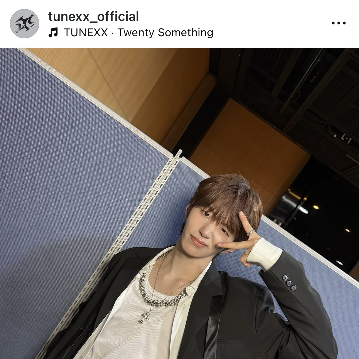 Recent activity shot of Sungjun (TUNEXX)