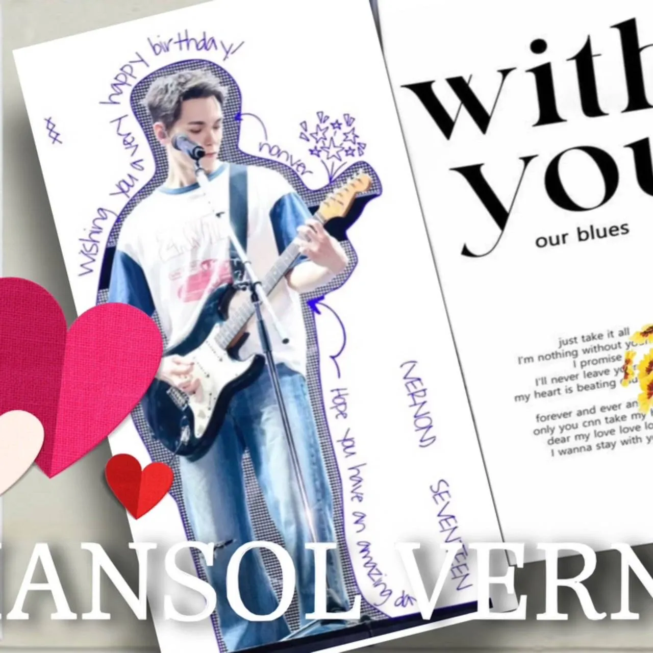 A moment captured by Vernon (SEVENTEEN)'s fan