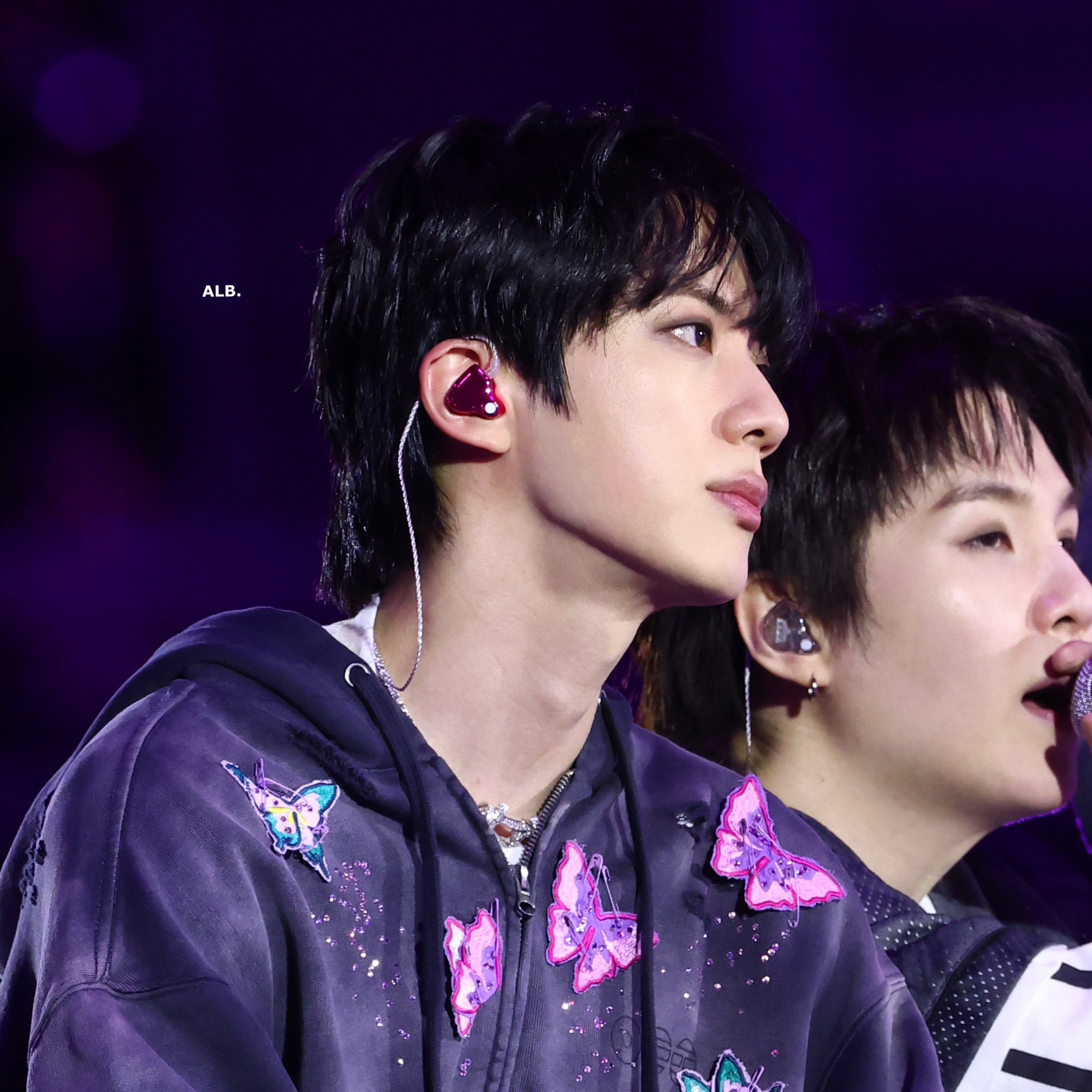 Recent activity shot of Jin (BTS)