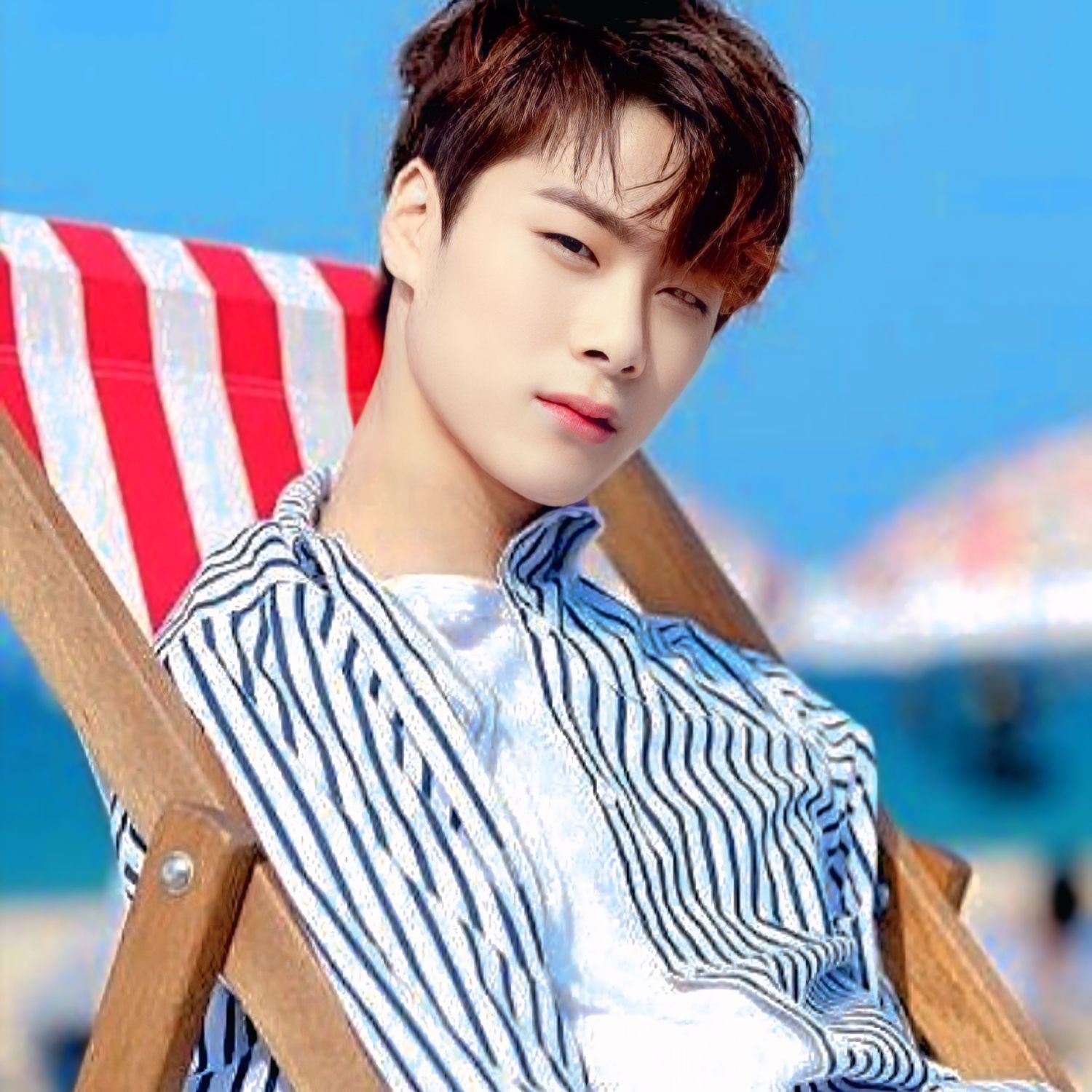 Recent activity shot of Moonbin (ASTRO)