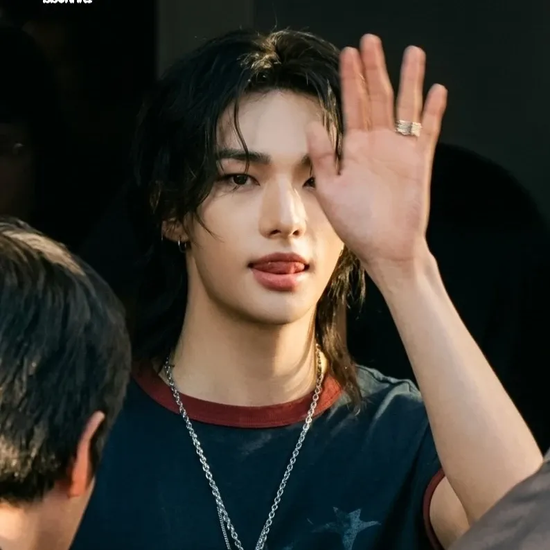 Recent activity shot of Hyunjin (Stray Kids)