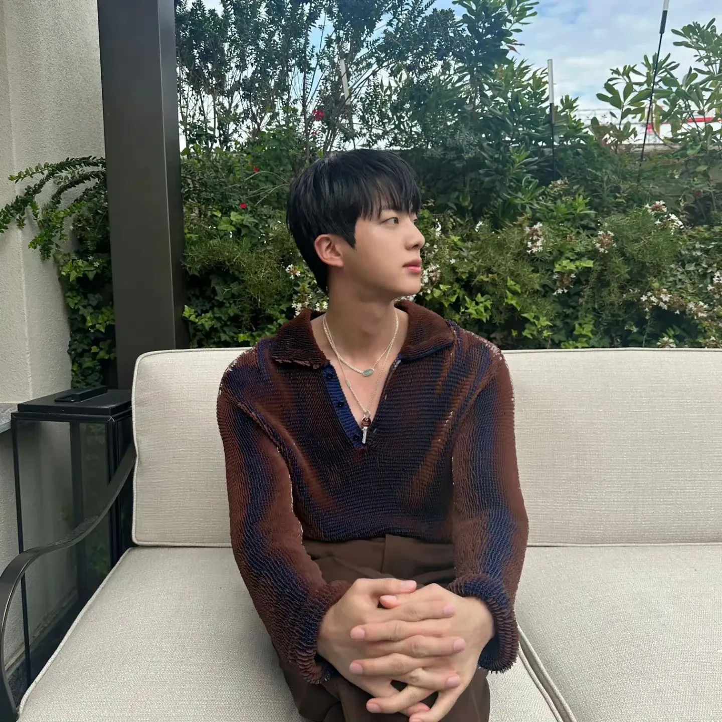Momen yang diabadikan oleh penggemar Jin (BTS)