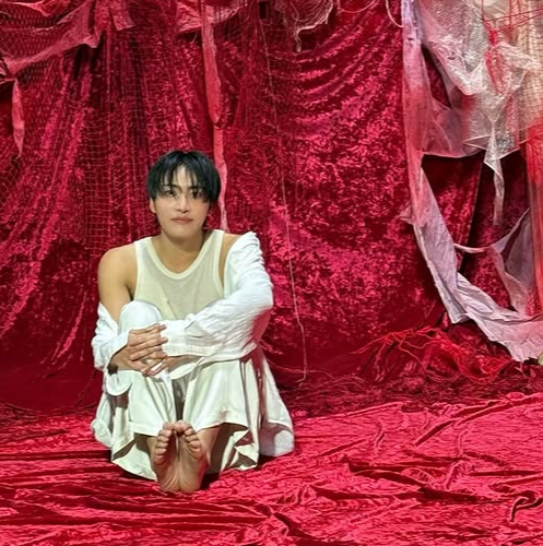 Recent activity shot of Seonghwa (ATEEZ)