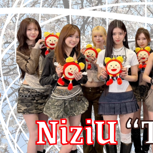 A moment captured by NiziU's fan