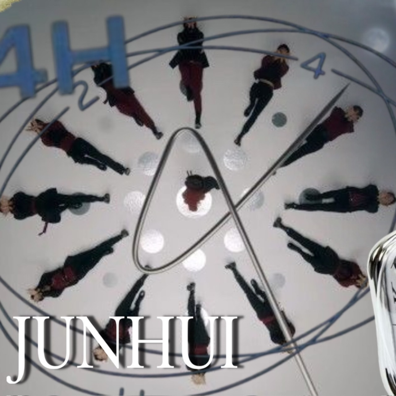 A moment captured by Jun (SEVENTEEN)'s fan