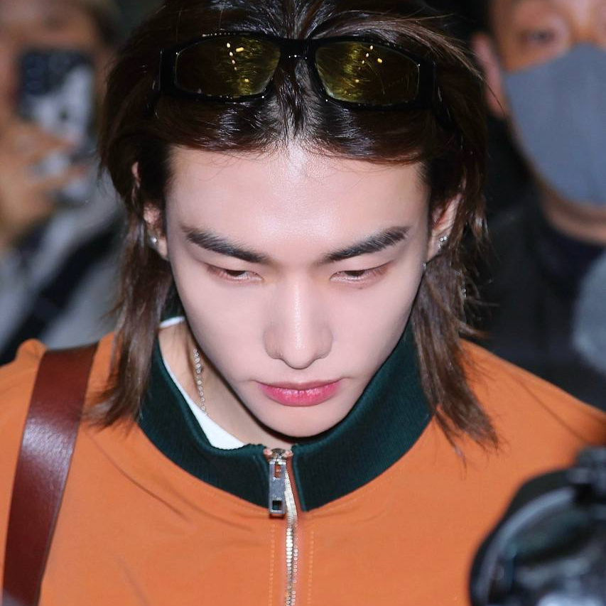 A moment captured by Hyunjin (Stray Kids)'s fan