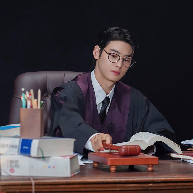 Recent activity shot of Eunwoo (ASTRO)