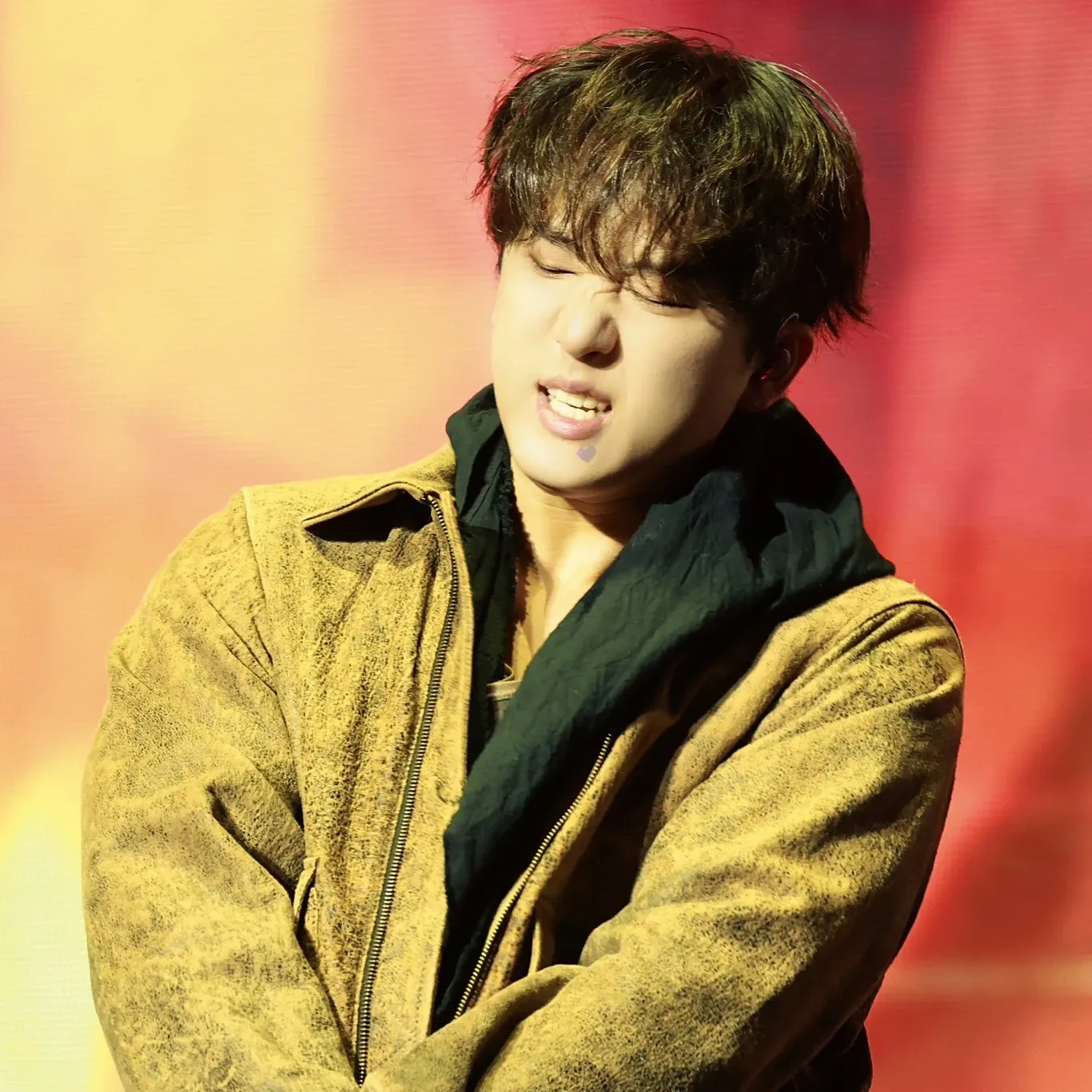 Recent activity shot of Changbin (Stray Kids)