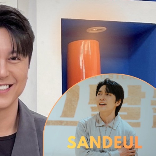 Recent activity shot of Sandeul (B1A4)