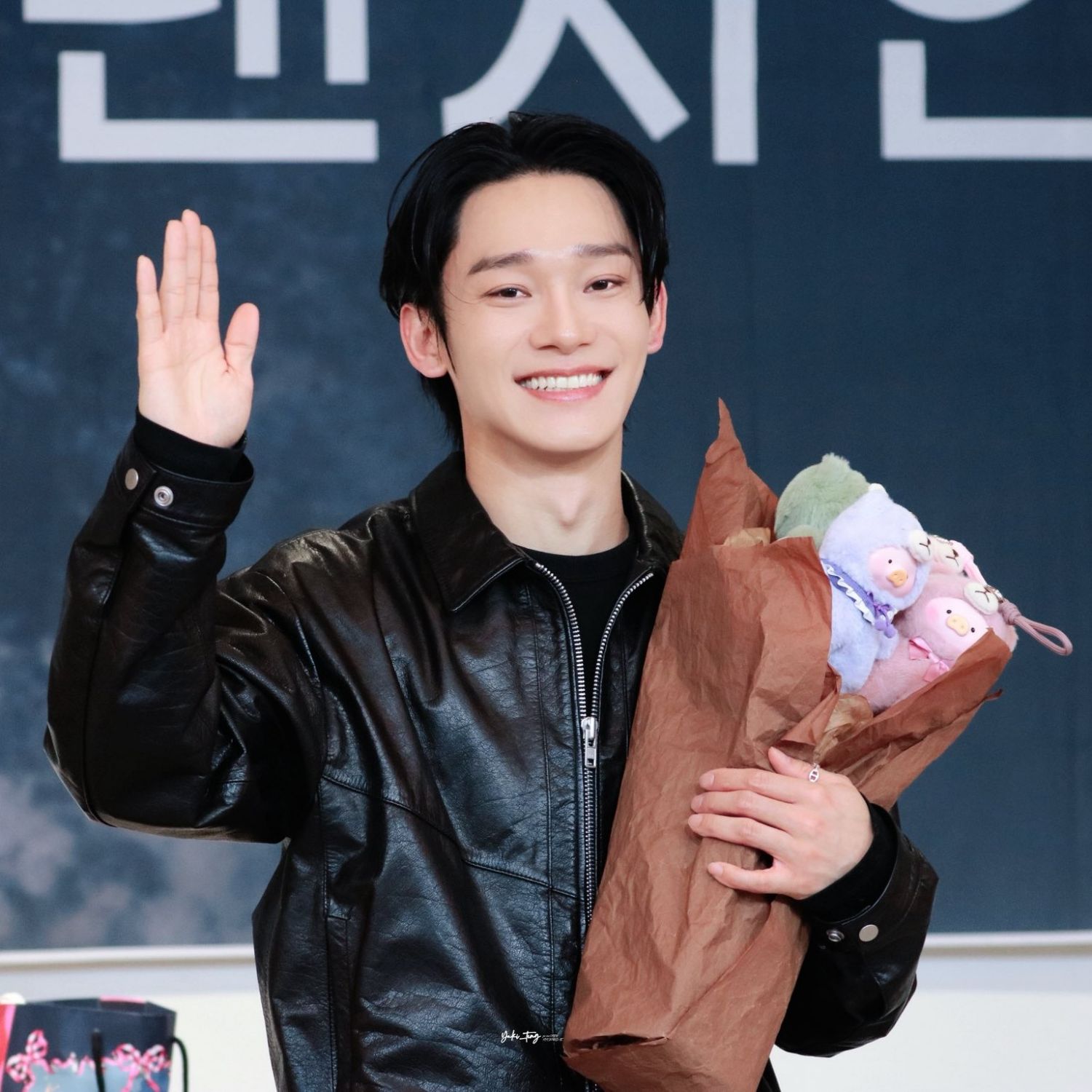 Recent activity shot of Chen (EXO)