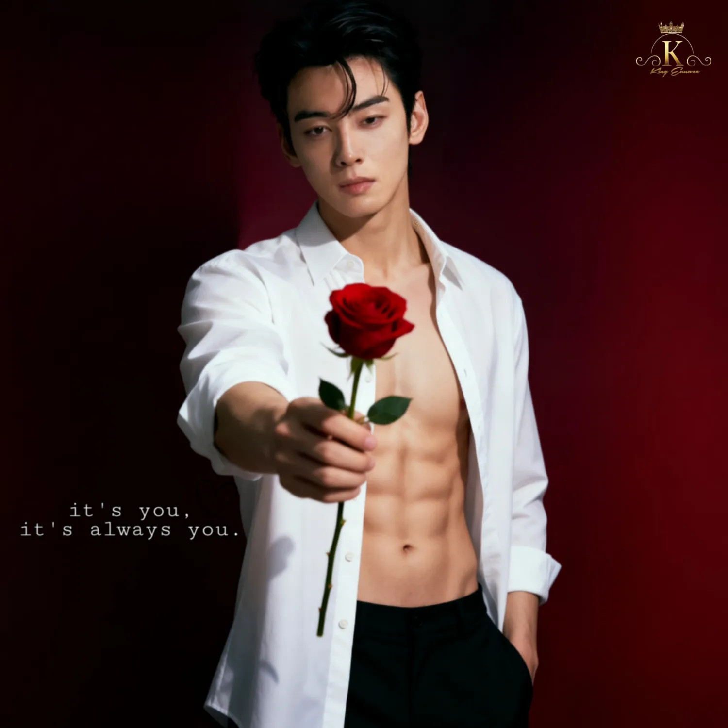 A moment captured by Eunwoo (ASTRO)'s fan