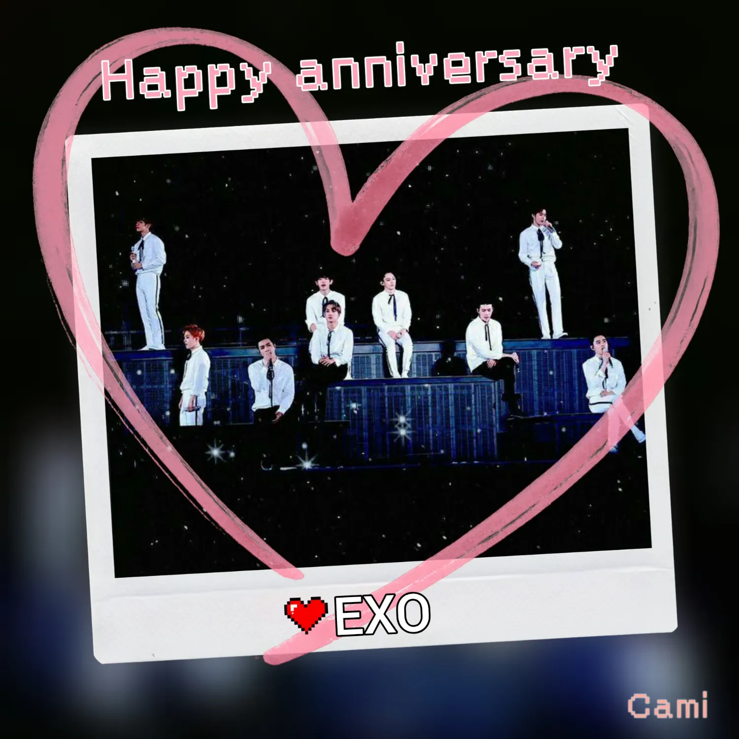 EXO粉丝拍下的瞬间