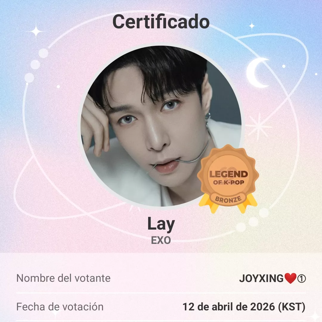 Behind-the-scenes cut of Lay (EXO)