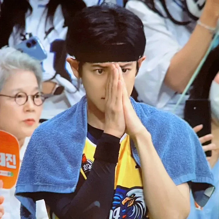 燦烈 (EXO)粉絲拍下的瞬間