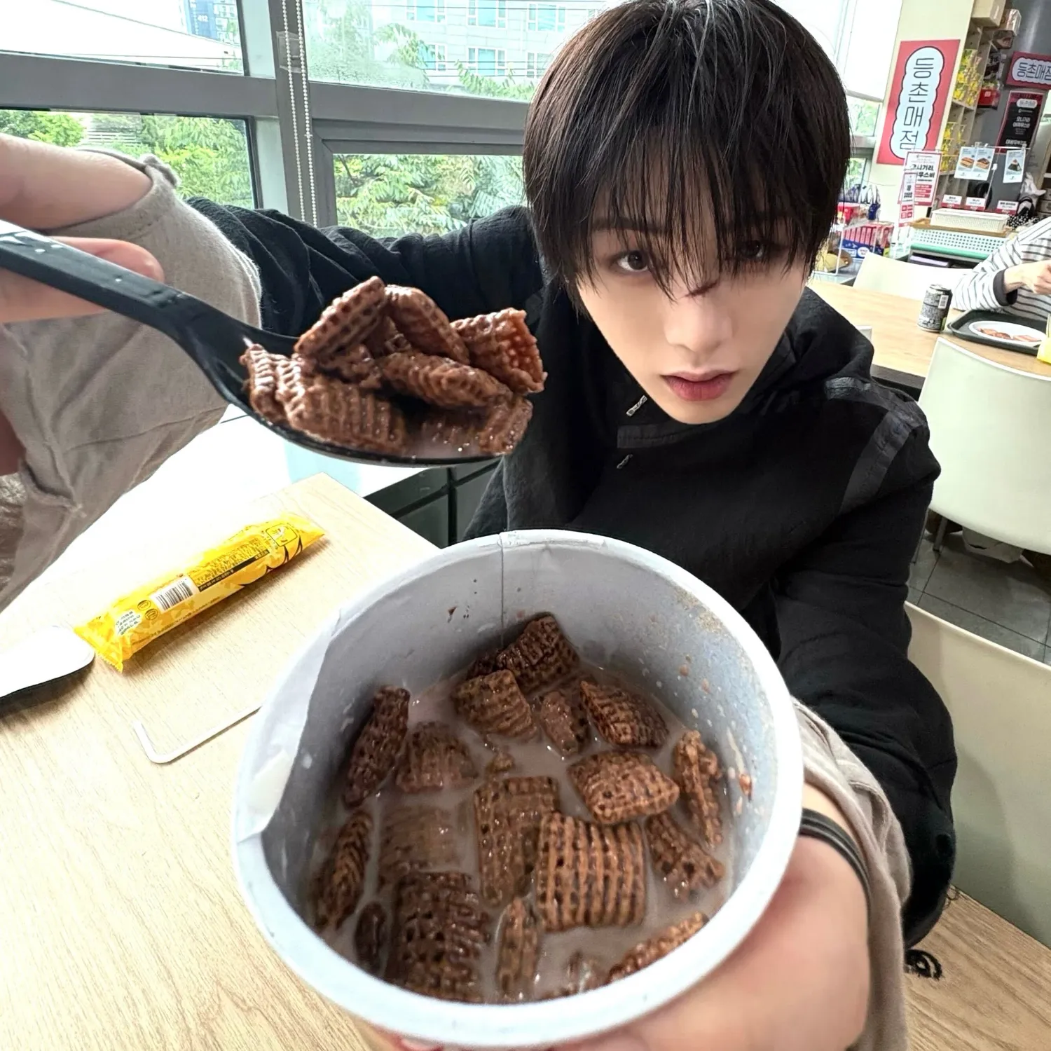 Recent activity shot of Taesan (BOYNEXTDOOR)