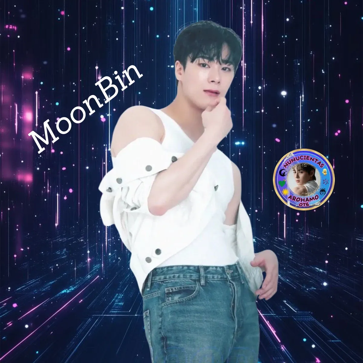 Recent activity shot of Moonbin (ASTRO)