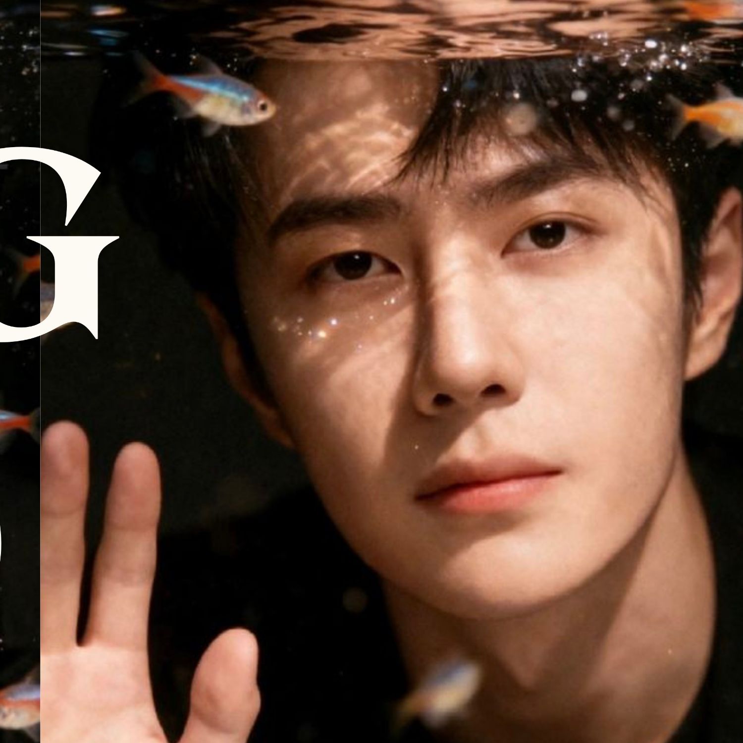 Behind-the-scenes cut of Wang Yibo