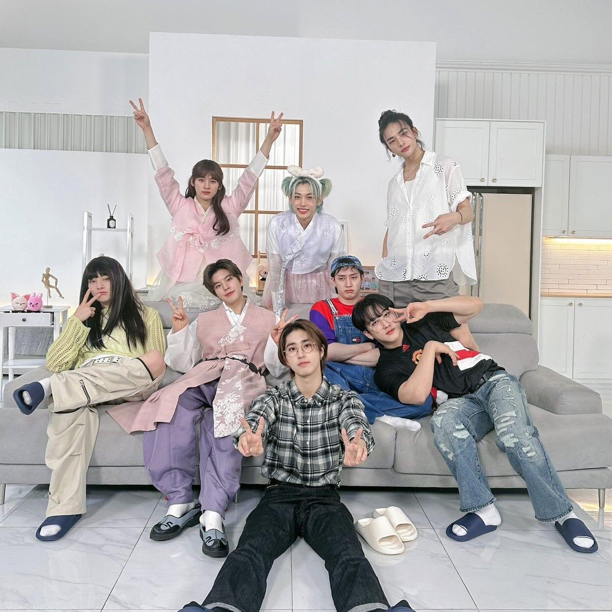 Stray Kids의 비하인드 컷