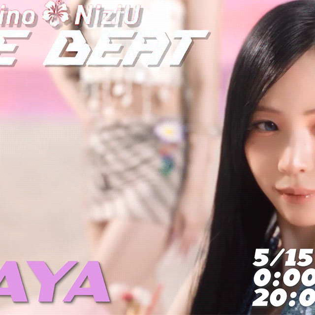 Behind-the-scenes cut of Maya (NiziU)