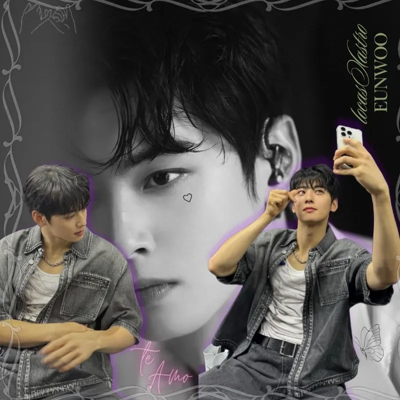Recent activity shot of Eunwoo (ASTRO)
