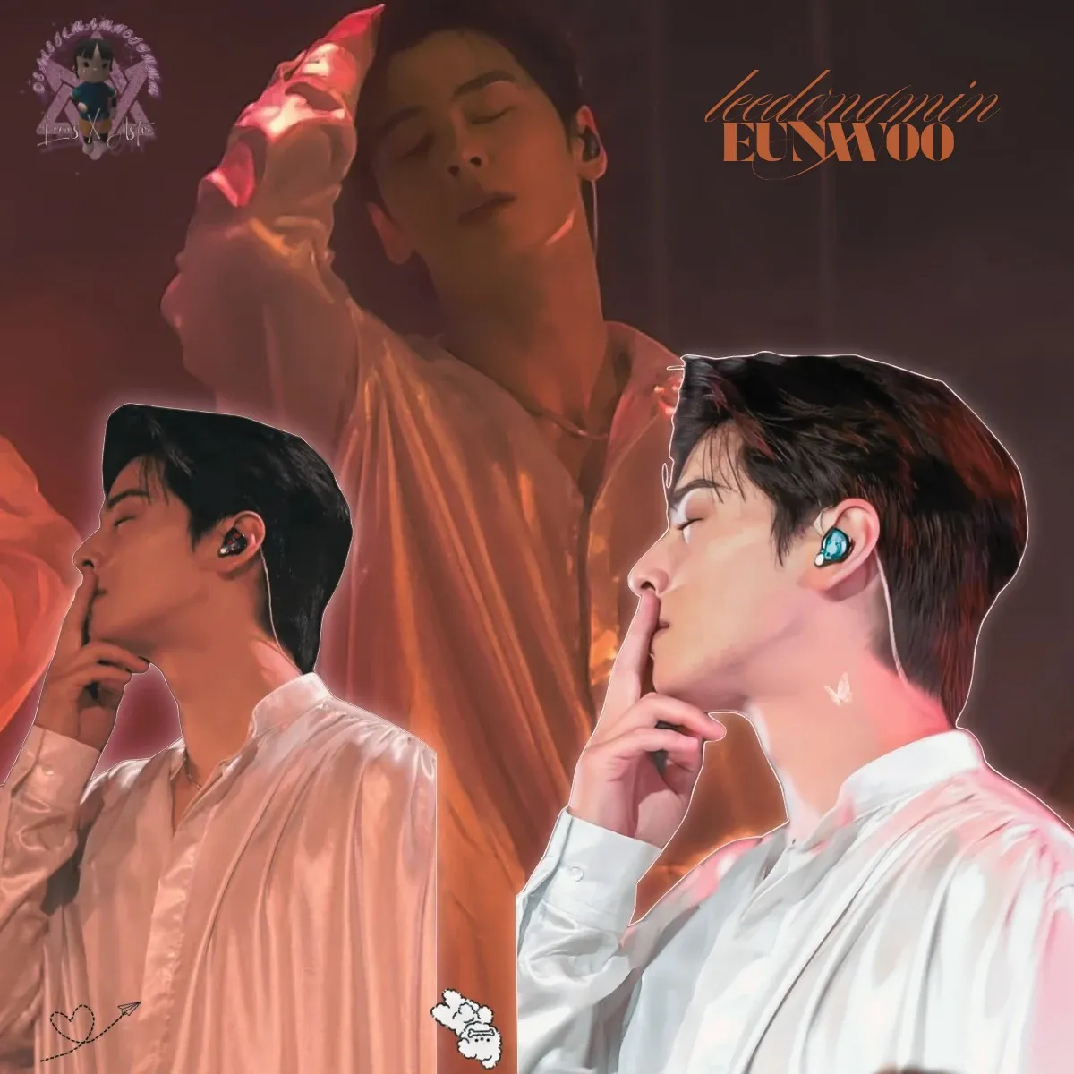Recent activity shot of Eunwoo (ASTRO)