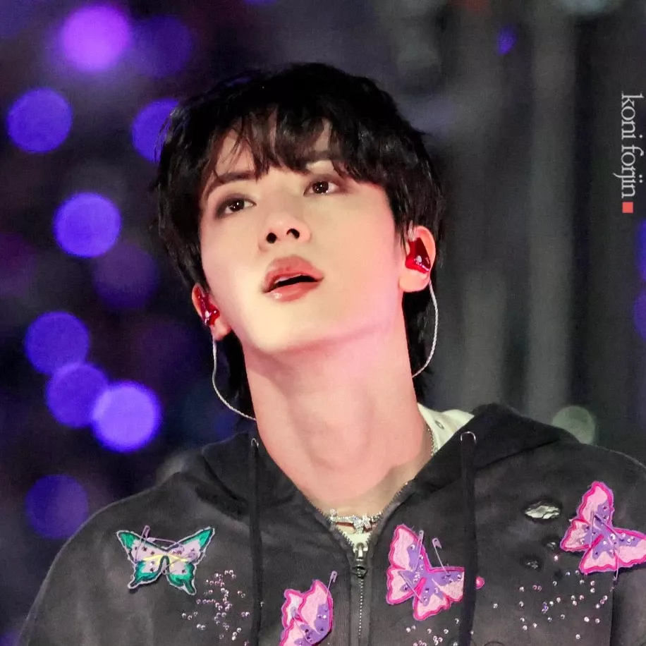 Recent activity shot of Jin (BTS)