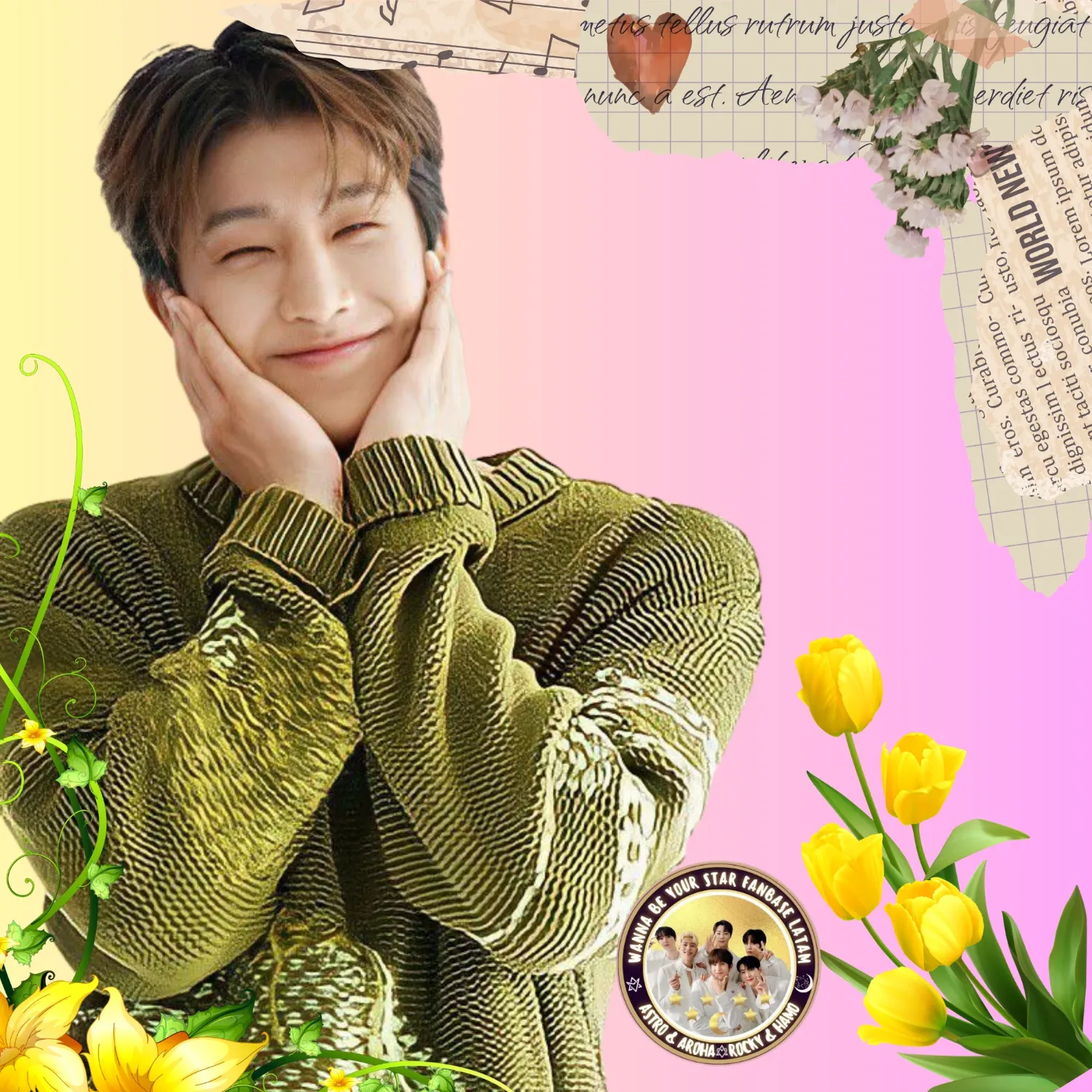 A moment captured by Jinjin (ASTRO)'s fan