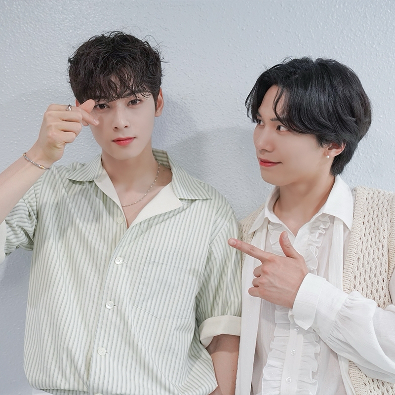 Recent activity shot of Eunwoo (ASTRO)