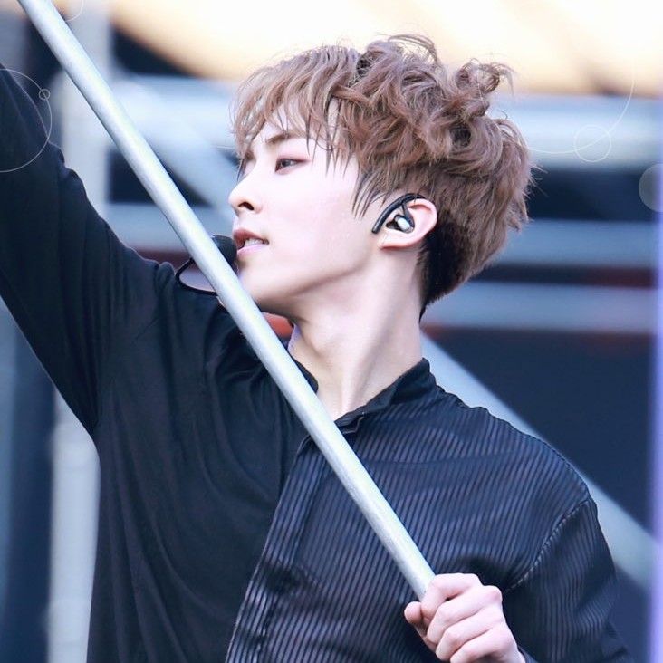 Recent activity shot of Xiumin (EXO)
