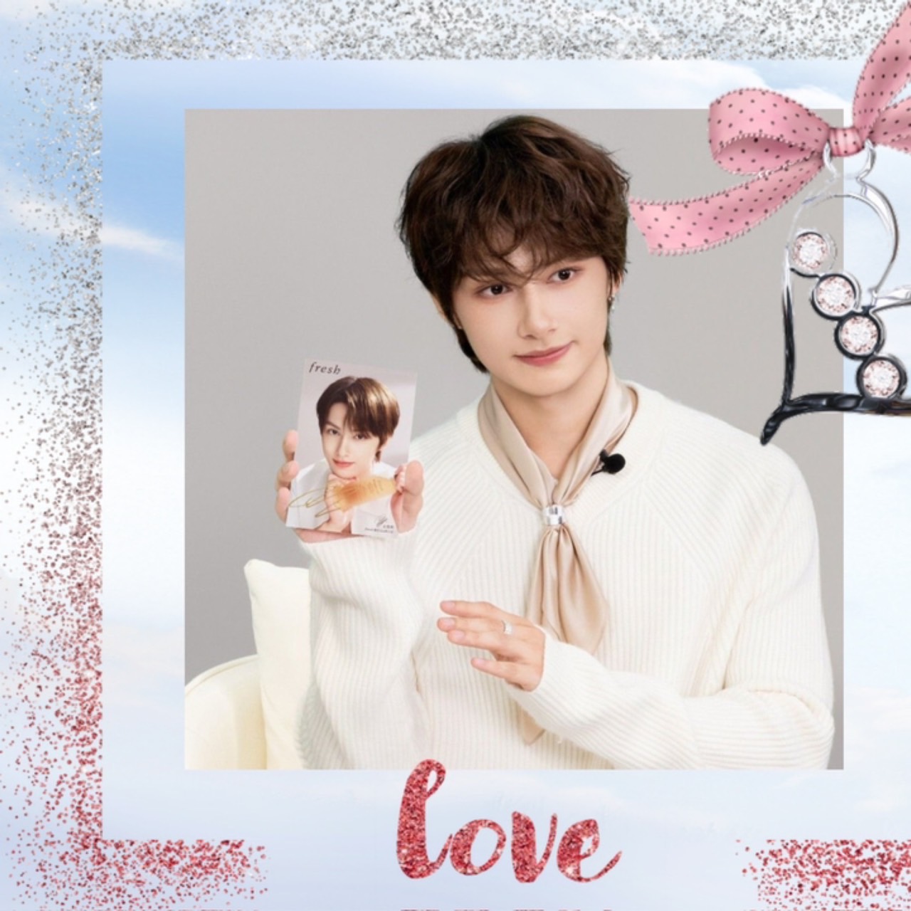 A moment captured by Jun (SEVENTEEN)'s fan