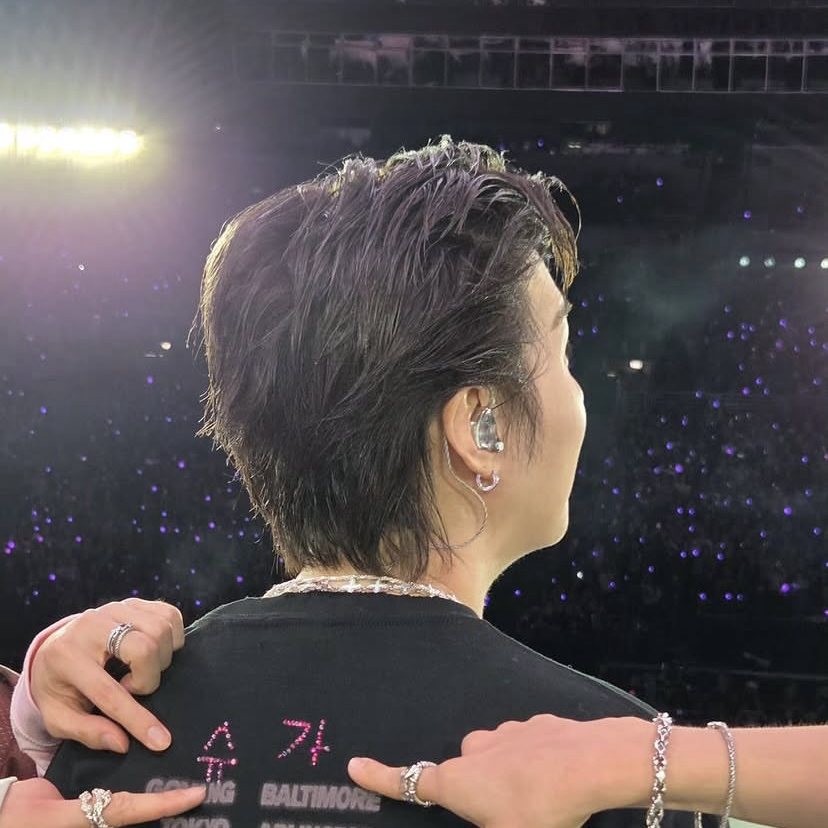 A moment captured by SUGA (BTS)'s fan