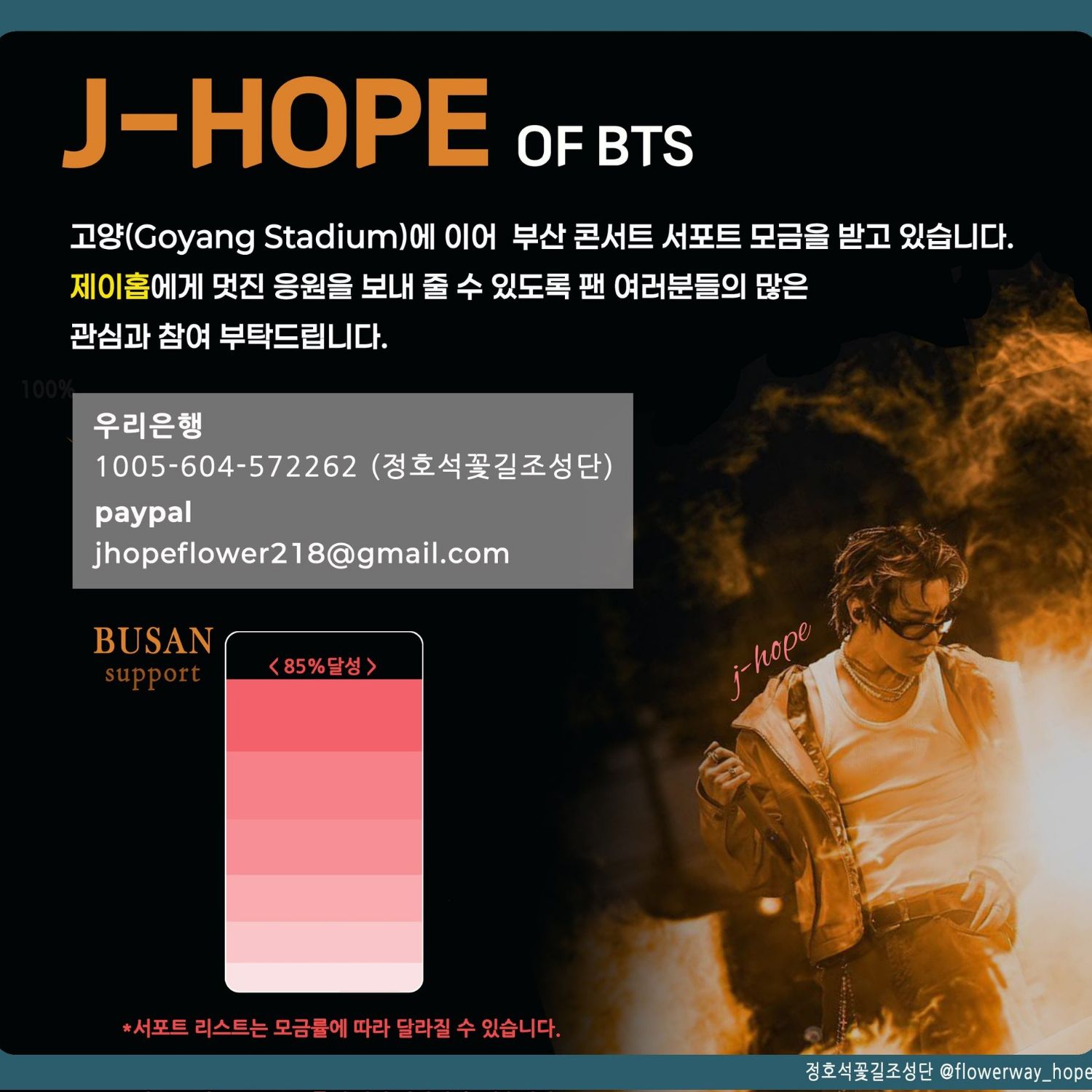 j-hope (BTS)の舞台裏ショット