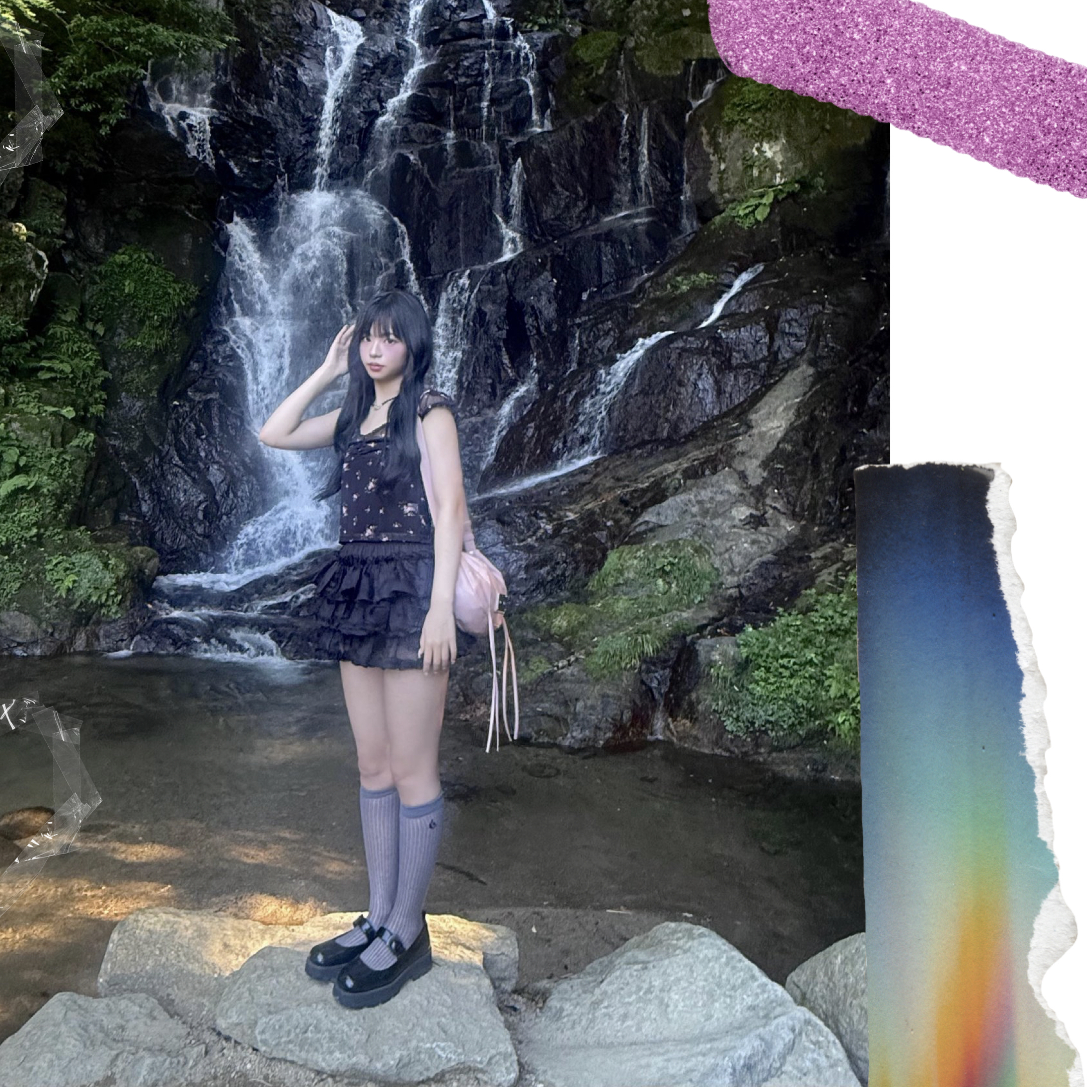 A moment captured by Murakami Rinon (ME:I)'s fan