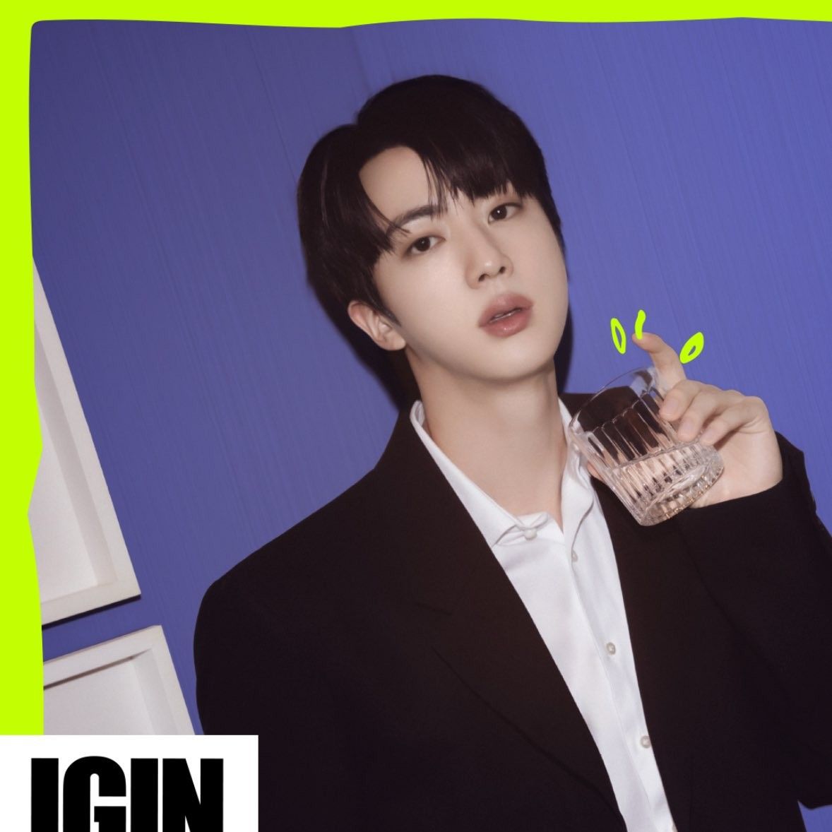 Recent activity shot of Jin (BTS)