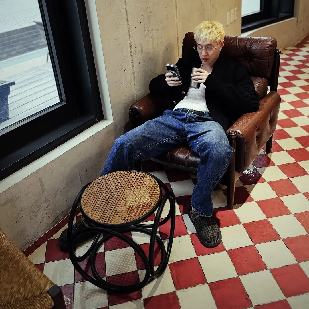 Recent activity shot of Bang Chan (Stray Kids)