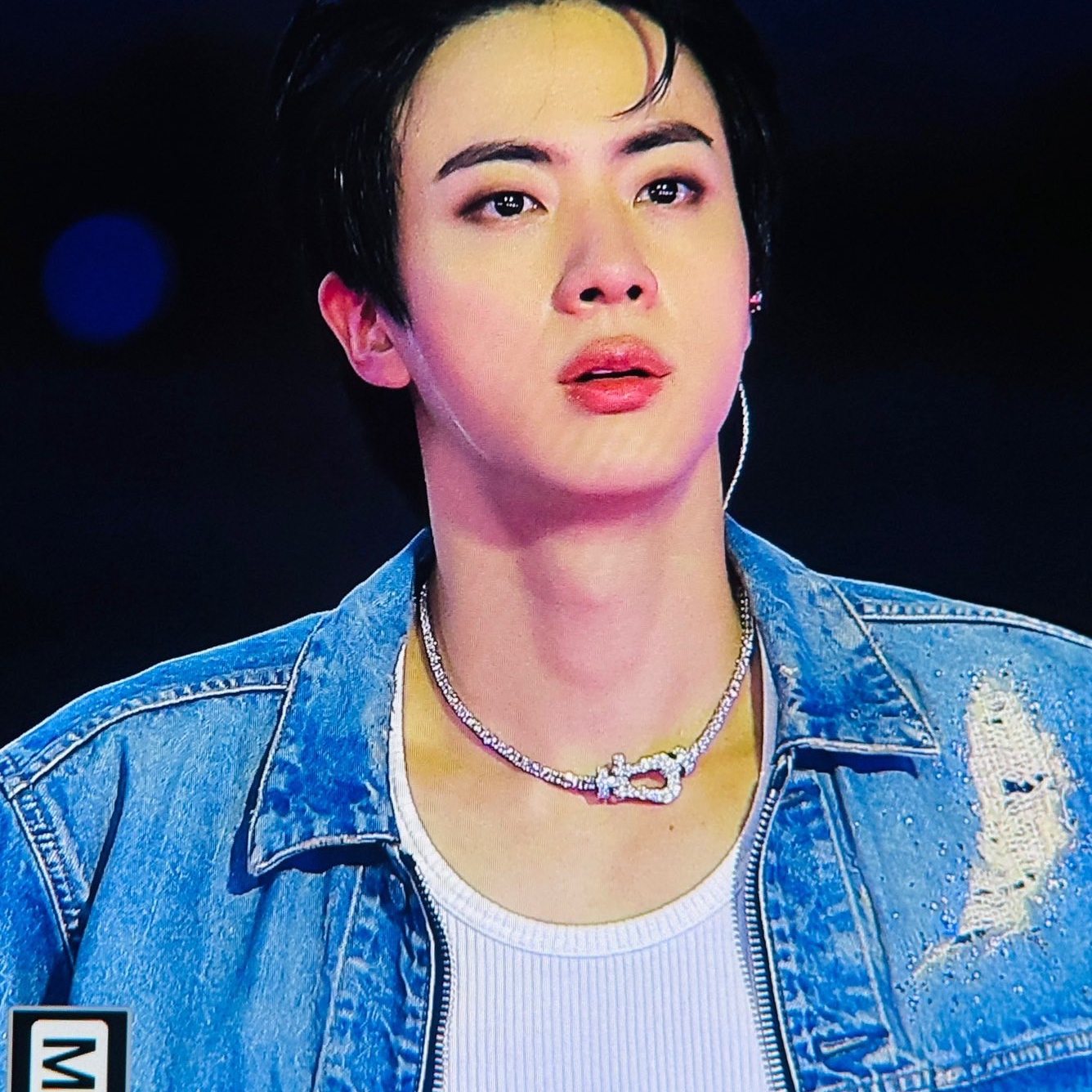 A moment captured by Jin (BTS)'s fan
