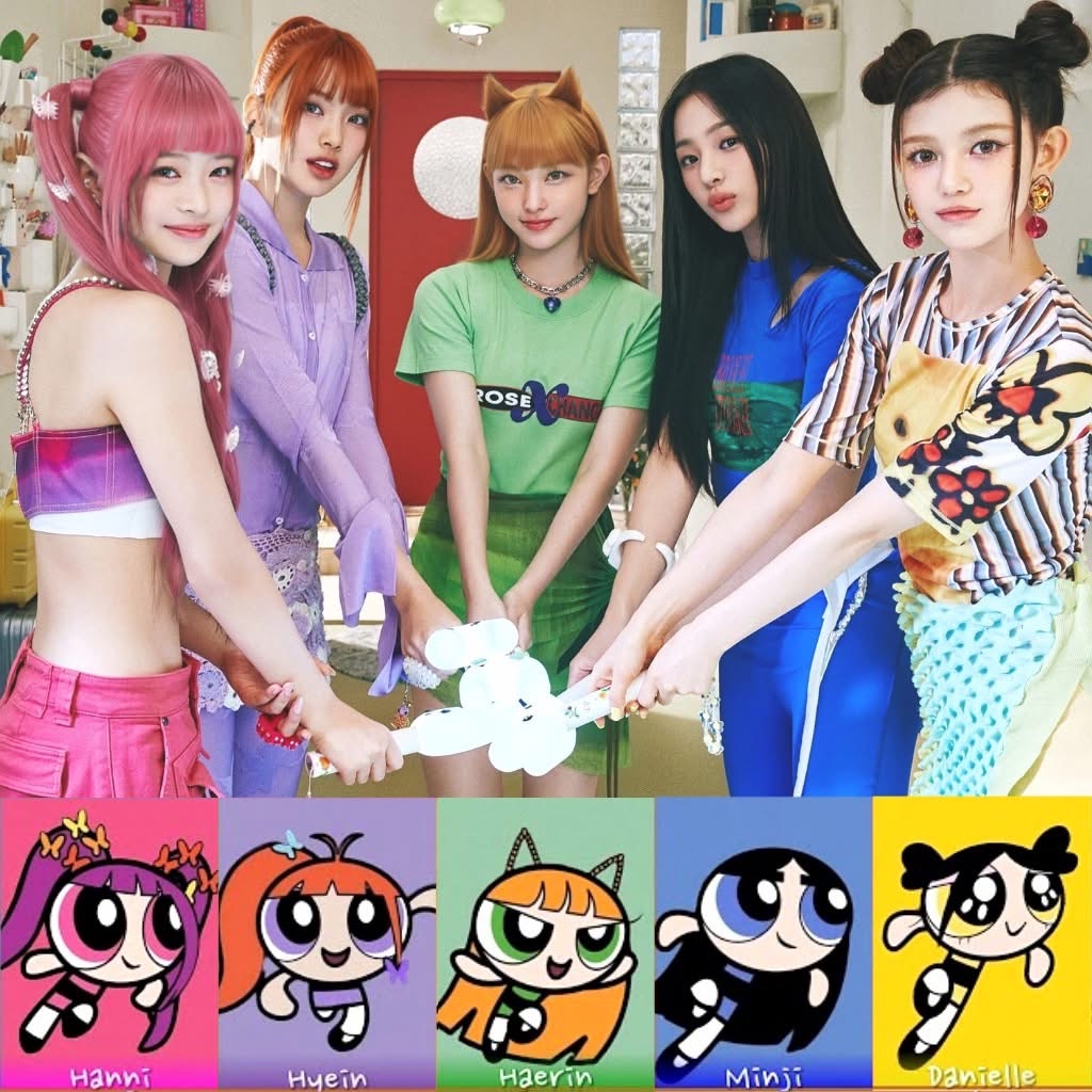 Behind-the-scenes cut of NewJeans