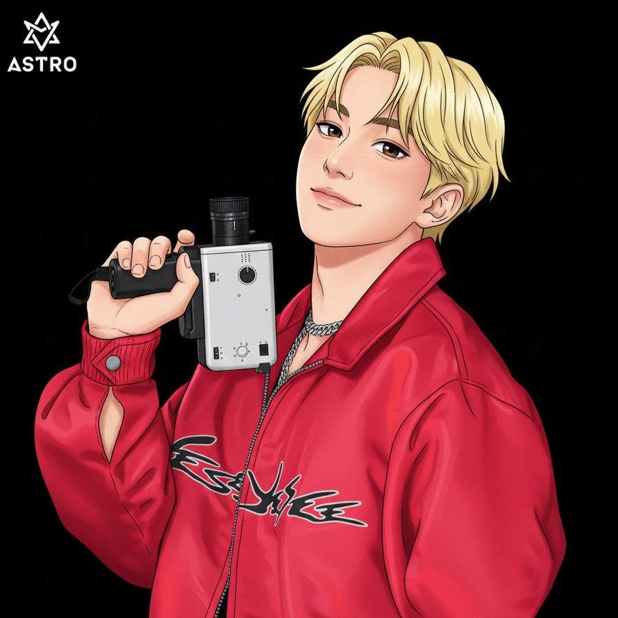 A moment captured by Jinjin (ASTRO)'s fan