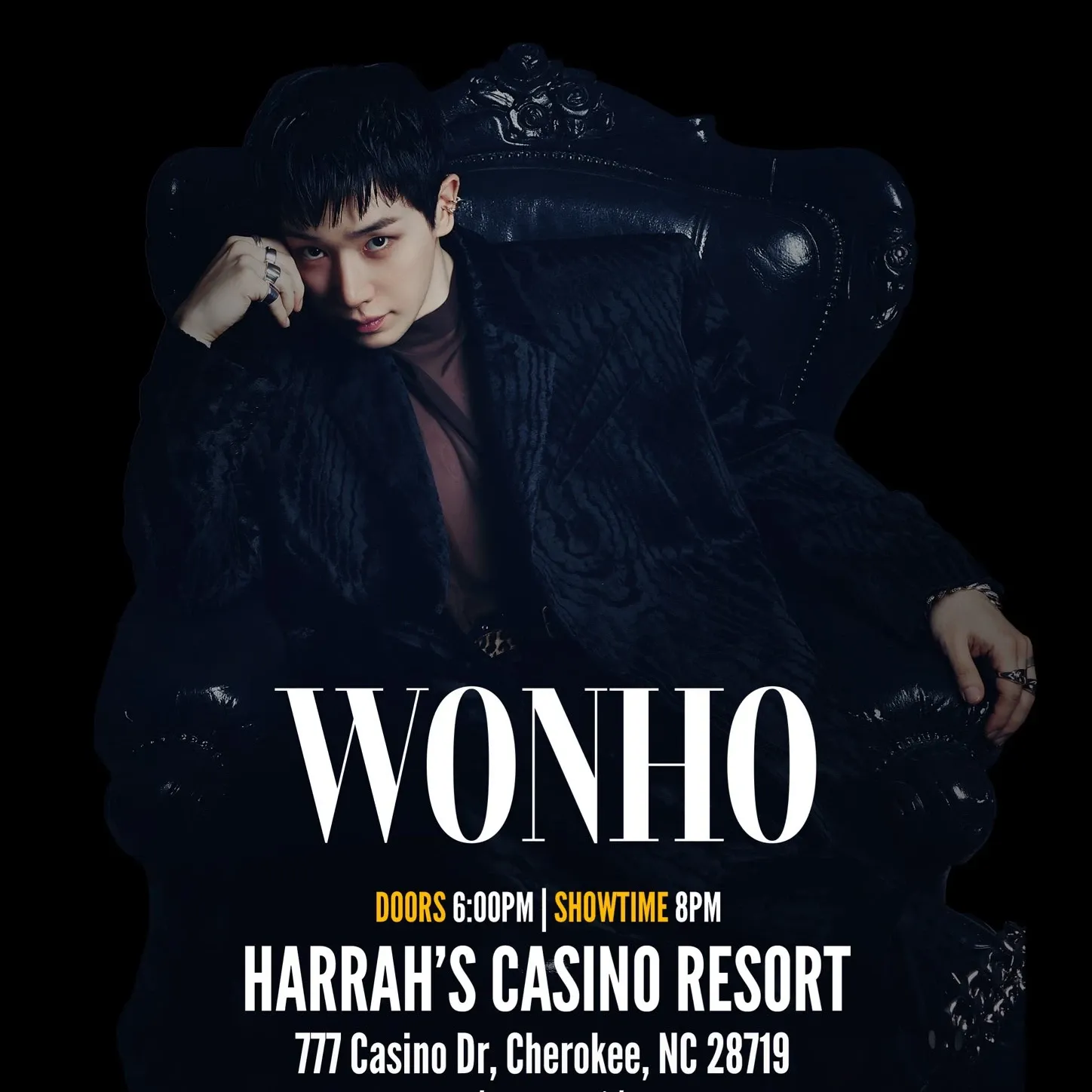 A moment captured by Wonho's fan